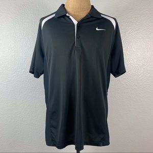 Nike Fit Dry Men’s Black Short Sleeve Polo Shirt